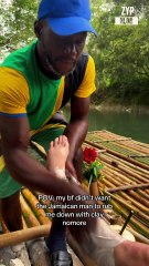 POV: my bf didn't want the Jamaican man to rub me down with clay  nomore