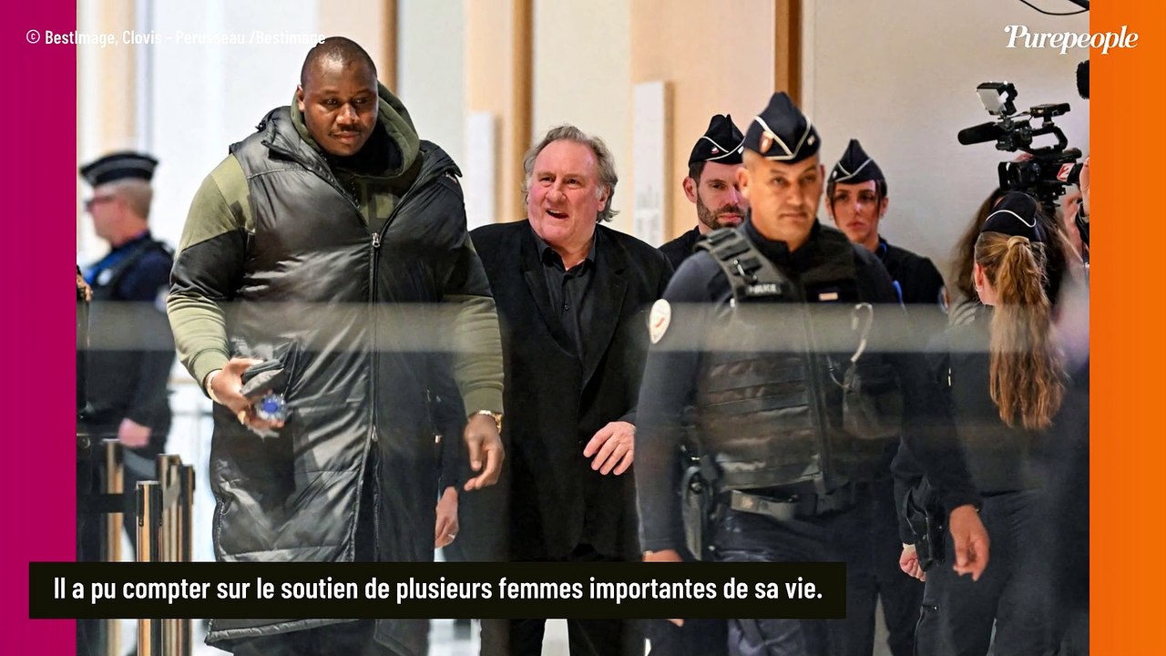 La compagne de Gérard Depardieu présente à ses côtés à son procès, une des filles de l'acteur fait passer un message