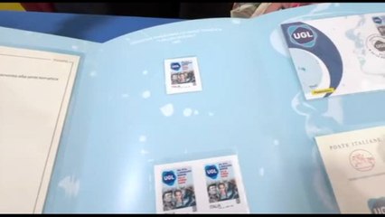 L'Ugl festeggia i 75 anni, francobollo commemorativo di Poste Italiane