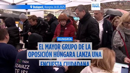 El partido opositor Tisza lanza una consulta en Hungría para recabar opiniones ciudadanas
