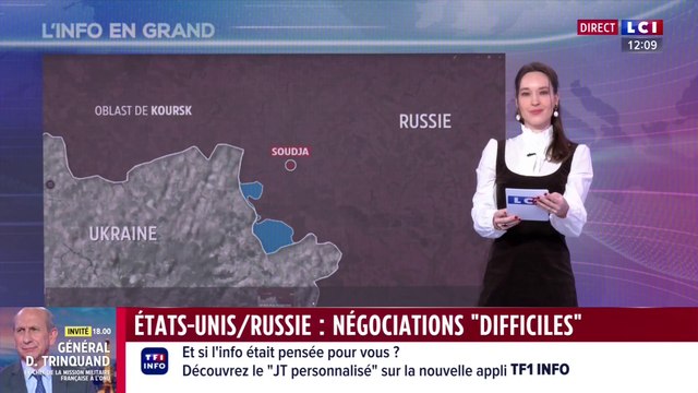 Etats Unis / Russie : négociations difficiles - Laura Pouget sur LCI (24/03/2025)