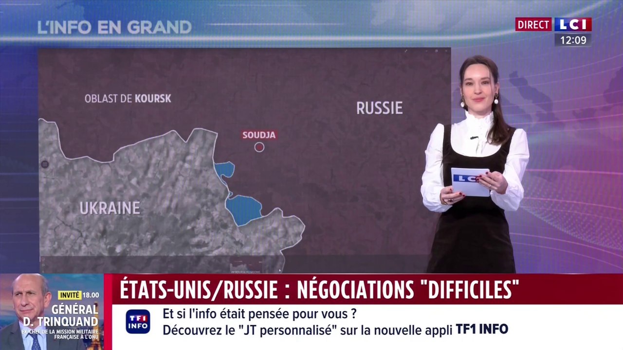 Etats Unis / Russie : négociations difficiles - Laura Pouget sur LCI (24/03/2025)