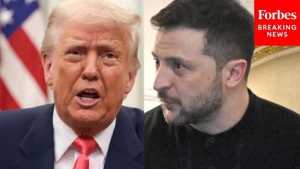 Trump Reacts To Zelensky Saying Some On His Team Are Influenced By Russian Information