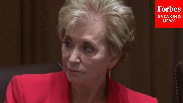 Linda McMahon Speaks At Cabinet Meeting As Trump Admin. Attempts To End Dept. Of Education