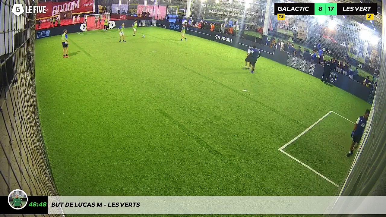 But de Lucas M - Les Verts