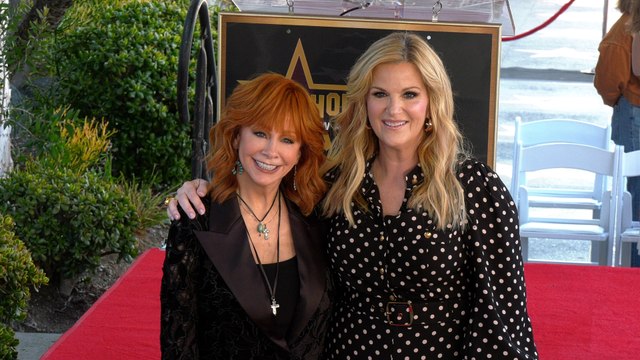 Reba McEntire at the unveiling of Trisha Yearwood's star on the Hollywood Walk of Fame