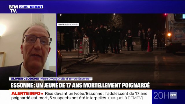 Rixe mortelle en Essonne: Olivier Clodong, maire Divers droite de Yerres, appelle les jeunes à ne pas ajouter de drame au drame