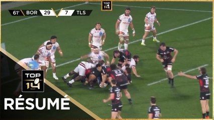 TOP 14 Saison 2024-2025 J19 - Résumé Union Bordeaux-Bègles - Stade Toulousain