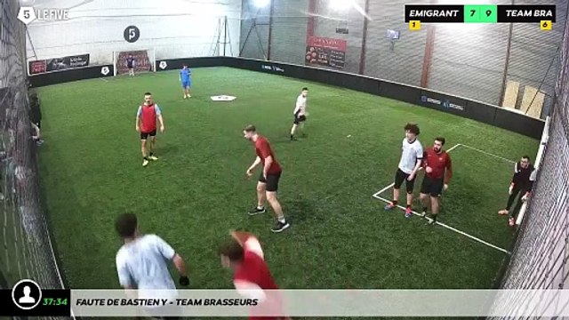 Faute de Bastien Y - Team Brasseurs