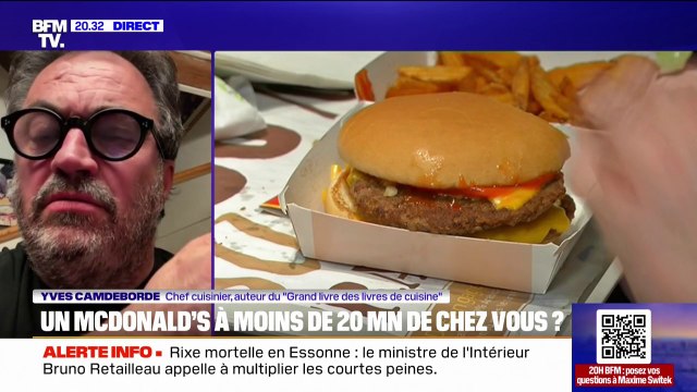 Hausse du nombre de McDonald's en France: Le bien-manger en France mérite d'être respecté , affirme le chef Yves Camderborde