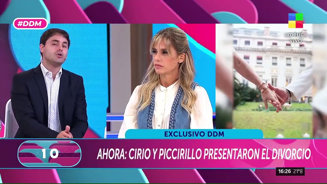 ÚLTIMO MOMENTO: JÉSICA CIRIO Y ELÍAS PICCIRILLO PRESENTARON EL DIVORCIO