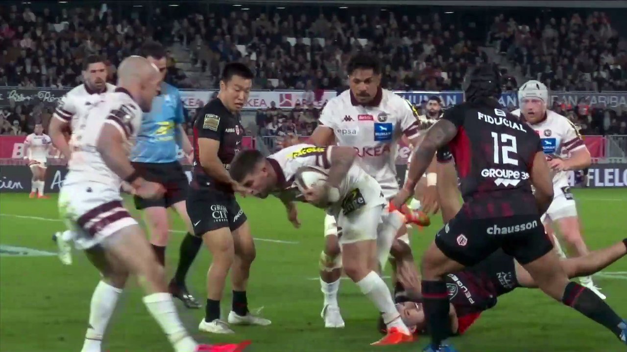 TOP 14 - Essai de Damian PENAUD (UBB) - Union B...