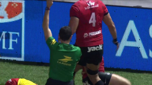 TOP 14 - Essai de Facundo ISA (RCT) - RC Toulon - USA Perpignan