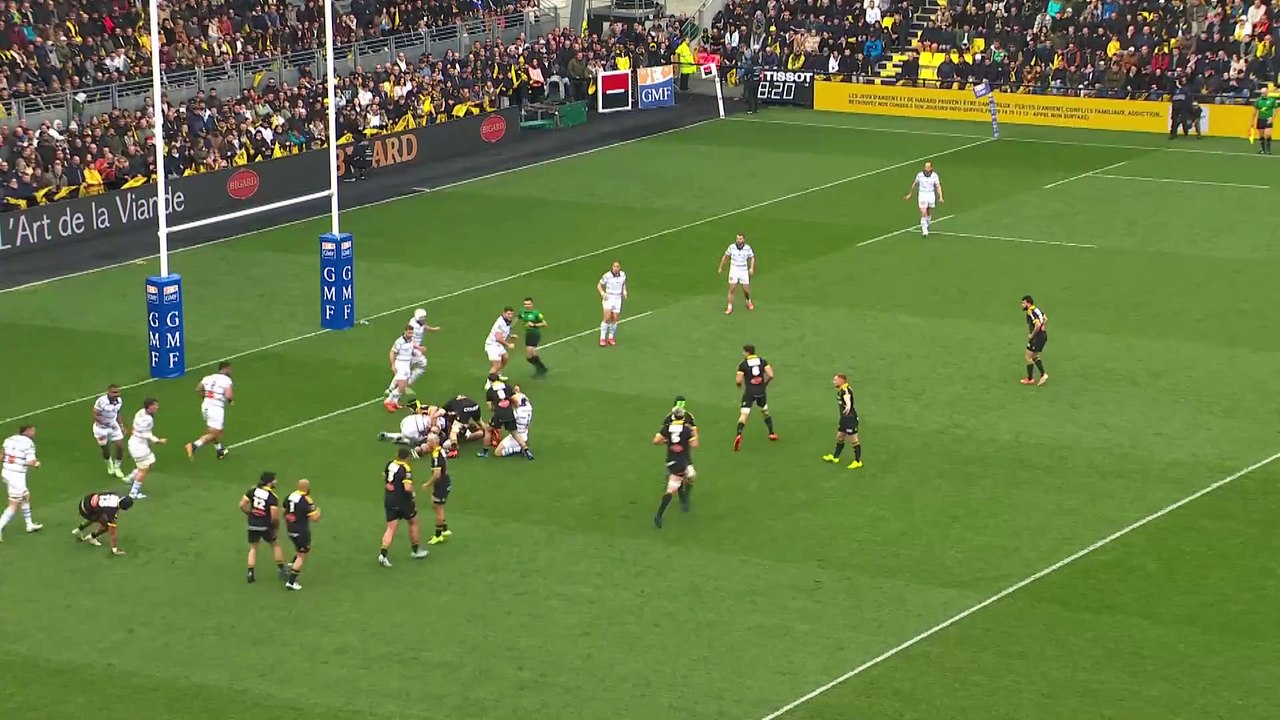 TOP 14 - Essai de Jack NOWELL (SR) - Stade Rochelais - Castres Olympique