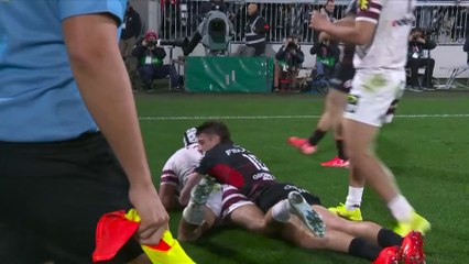 TOP 14 - Essai de Louis BIELLE-BIARREY (UBB) - Union Bordeaux-Bègles - Stade Toulousain