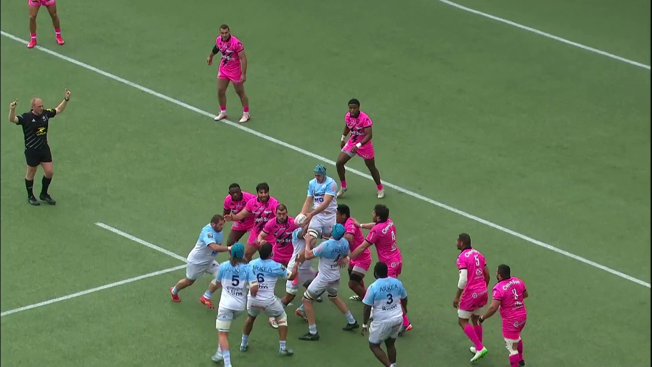 TOP 14 - Essai de pénalité (AB) - Stade Français Paris - Aviron Bayonnais