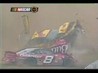 Pocono crash Steve Park and Dale Jr