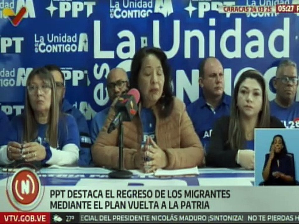 Partido PPT condena el secuestro de migrantes venezolanos en El Salvador