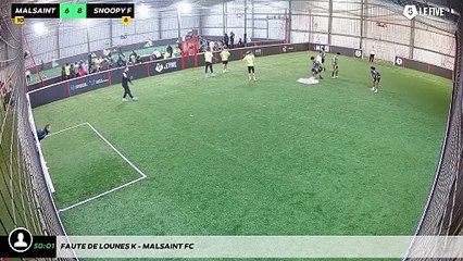 Faute de Lounes K - Malsaint Fc