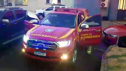 Motociclista sofre ferimentos graves em acidente na marginal da rodovia BR-277
