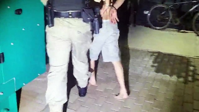 Homem corre atrás da mulher com serrote e acaba preso pela PM no Bairro Maria Luiza