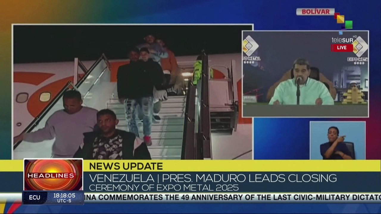 Venezuela welcomed 199 migrants from the prisons where they were kidnaped in Texas