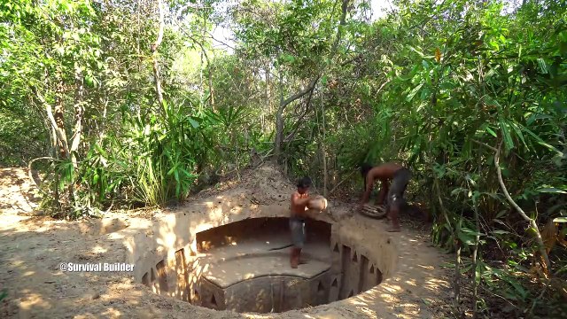Build Secret Temple Underground Water Slide To Tunnel Swimming Pool