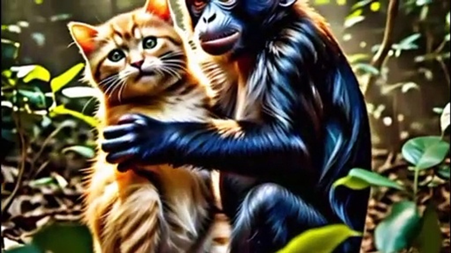 Fat Cat Kidnapped! Monkey, Tiger & the Wild Jungle Story | Funny Animated Adventure