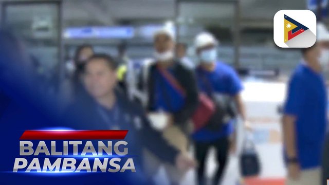 Unang batch ng mga repatriated na Pilipinong biktima ng human trafficking sa Myanmar...