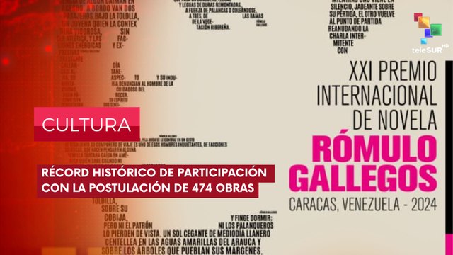 Récord histórico de participación 21º Premio Internacional de Novela Rómulo Gallegos 2025 CULTURA EDICIÓN CENTRAL 20-03-2025