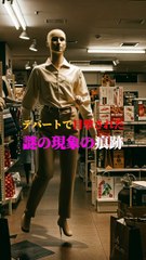 デパートで目撃された 謎の現象の痕跡