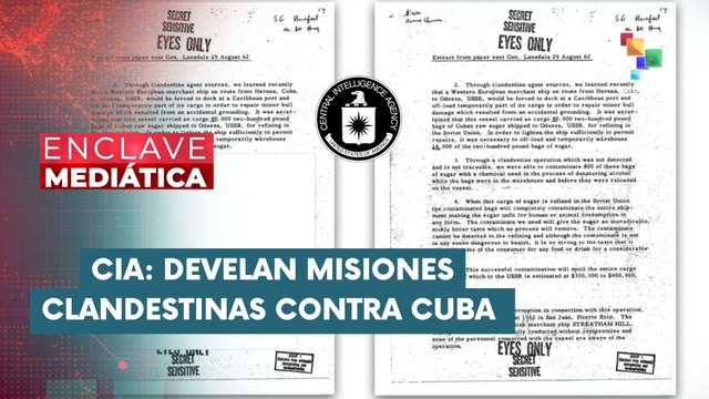 Trump, develó documentos de operaciones clandestinas de la CIA contra Cuba ENCLAVE MEDIÁTICA 24-03-2025