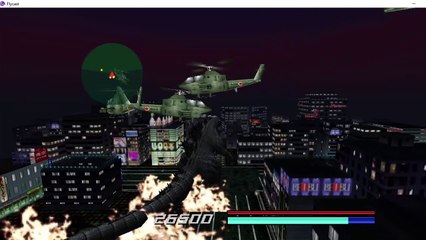 Godzilla Generations 1999( Dreamcast) Gameplay