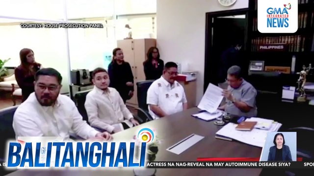 Impeachment prosecutors, hiniling kay Senate Pres. Chiz Escudero na mag-isyu na ng Writ of Summons kay VPSD kaugnay sa impeachment case | Balitanghali