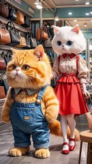 Daju mainly plays a role in doting on his girlfriend!  #Cat that can cook #Cat