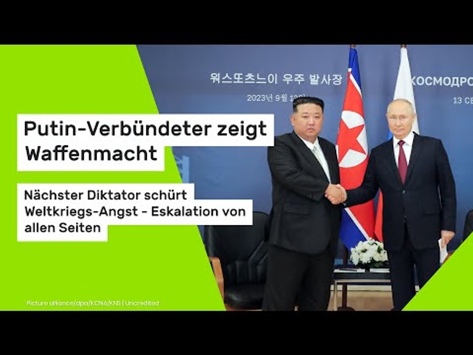 Putin-Verbündeter zeigt Waffenmacht: Diktator schürt Weltkriegs-Angst - Eskalation von allen Seiten