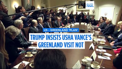 Trump insists Usha Vance's visit to Greenland is 'friendly'