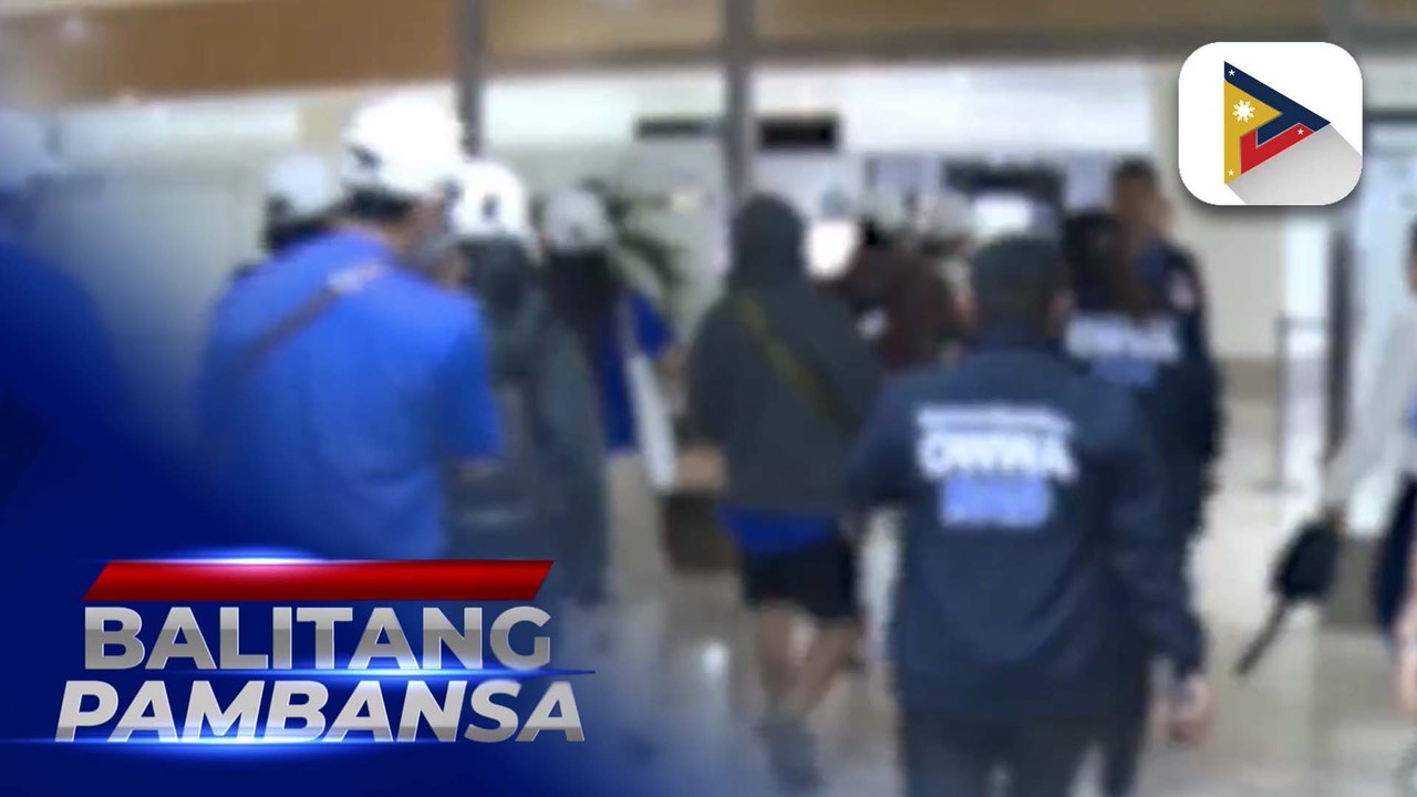 Repatriated Pinoys na biktima ng human trafficking, dumating na sa bansa mula Myanmar