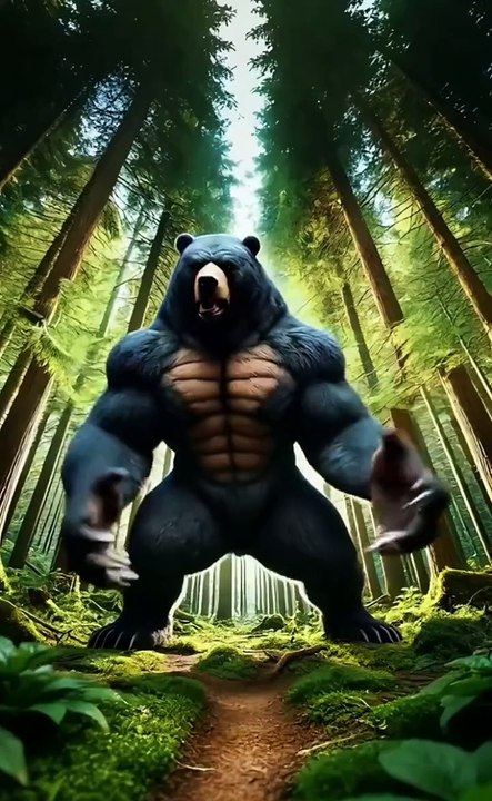 Bear vs cat