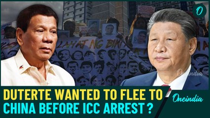 Duterte’s SHOCKING Escape Plan? Philippines Ex-President Sought Asylum in China Before ICC Arrest