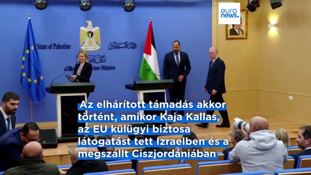 Jemenből indított rakétát lőttek le Jeruzsálem felett az EU külügyi biztosának ottani látogatásakor