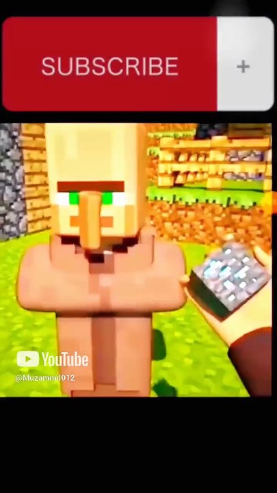 I Spawn A Real Man And Man Split Villagers #minecraft #subscribe #gaming #technogamerz #villagers