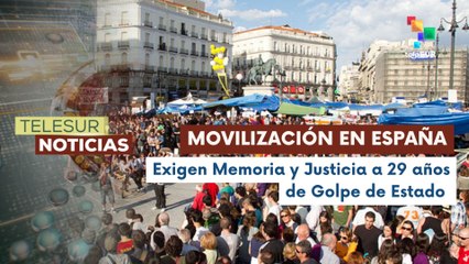 Movilización en España a 49 años del Golpe de Estado