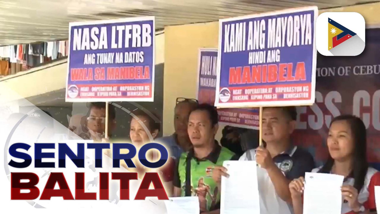 Ilang miyembro ng transport groups sa Cebu City, nagpahayag ng suporta sa PTMP