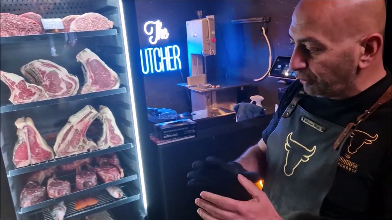 I tried a Tomahawk steak at Aged Steakhouse in Crawley and it was stunning