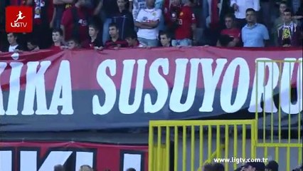 Eskişehirspor - Gaziantepspor Maç Özeti 25 Eylül 2010, Cumartesi,   2011 SEZONU 6.HAFTA
