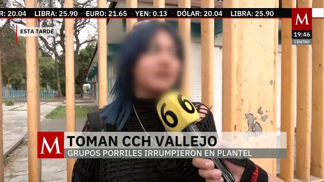 Encapuchados toman instalaciones del CCH Vallejo