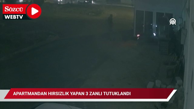 Misafir gibi girdikleri apartmandan hırsızlık yapan 3 zanlı tutuklandı