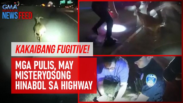 KAKAIBANG FUGITIVE! Mga pulis, may misteryosong hinabol sa highway | GMA Integrated News