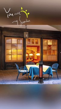 1500W 2000W Outdoor Infrared Heater Freestanding Electric Outdoor Patio Heaters